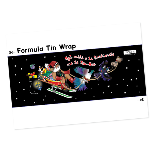 Kirihimete Formula Tin Template - Download