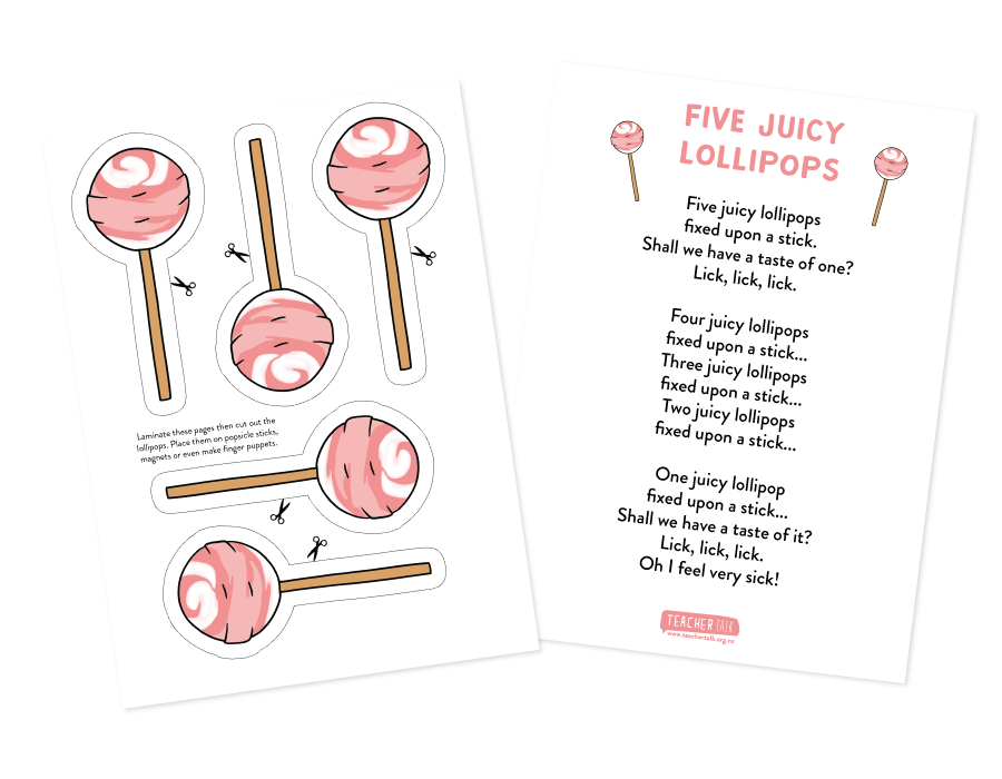 5 Little Lollipops - Song With Props - Download