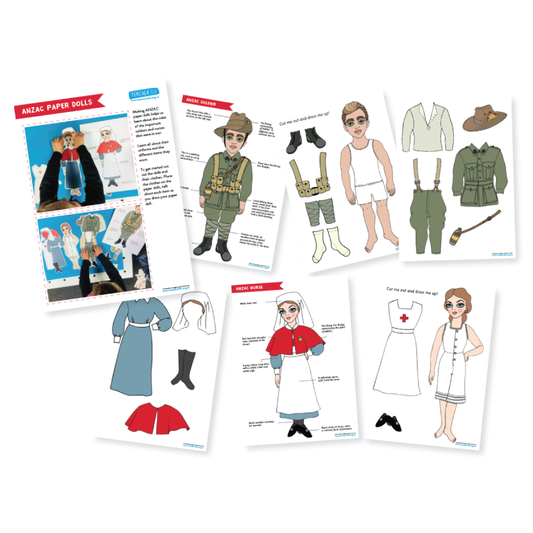 ANZAC Paper Dolls - Download