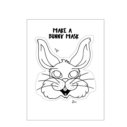 Easter Bunny Mask - DOWNLOAD
