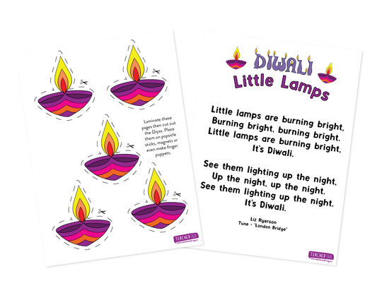 Diwali Little Lamps Song With Props