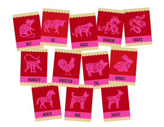 Chinese New Year Zodiac Memory Game - Download