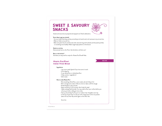 Diwali Sweet and Savoury Recipe - Download