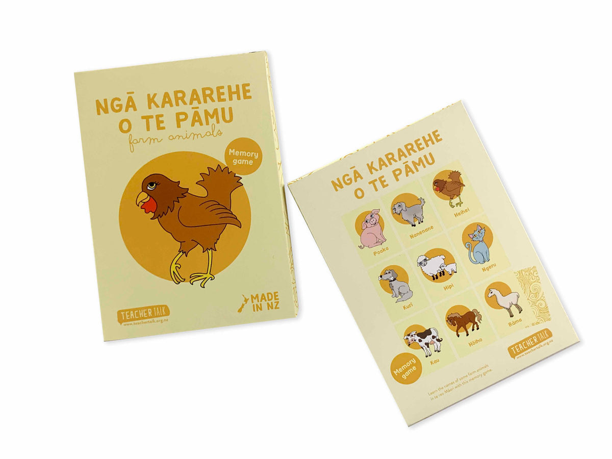 Farm Animals Memory Game – TeacherTalk