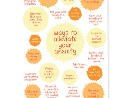 Alleviate Anxiety - A3 Poster - Download