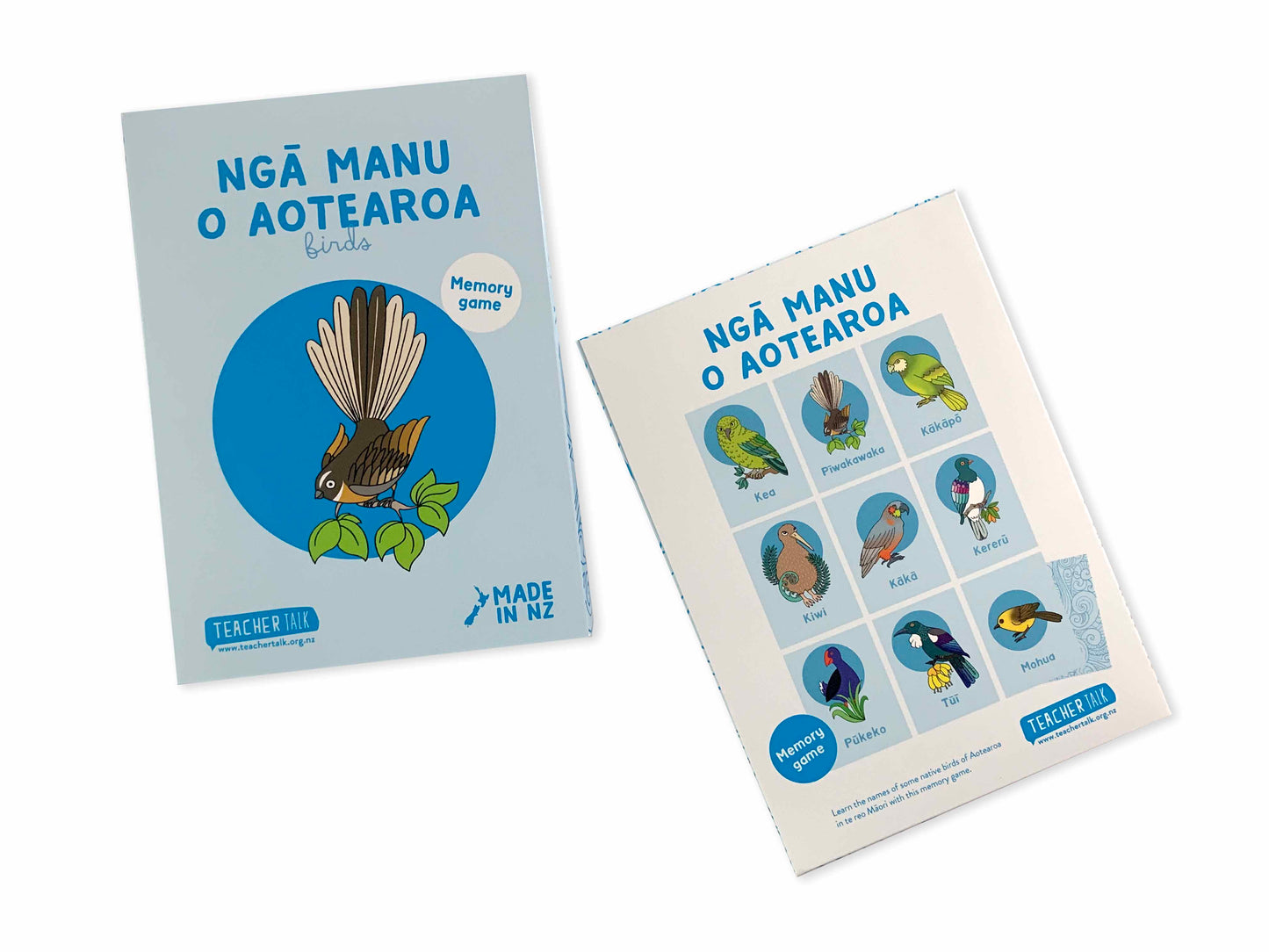 Native Birds of Aotearoa Memory Game