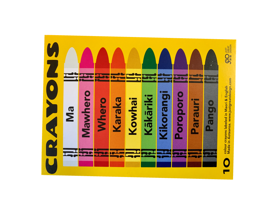 Te reo Māori Crayons