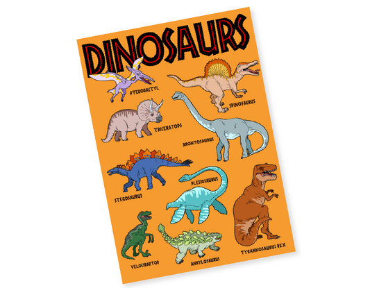 Dinosaur A3 Poster