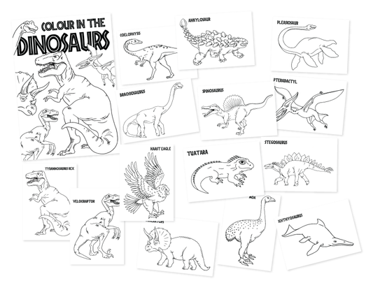 Dinosaur Colouring Pages Download