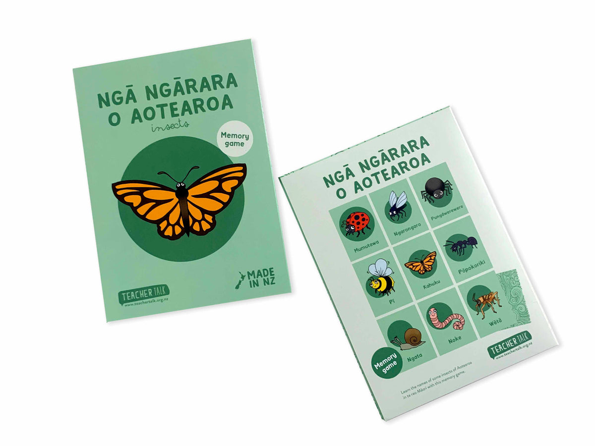 Insects of Aotearoa Memory Game – TeacherTalk