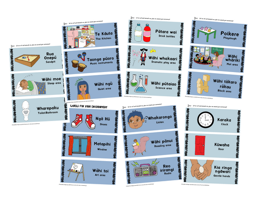 Labels for Your Environment Te Reo Māori - Download