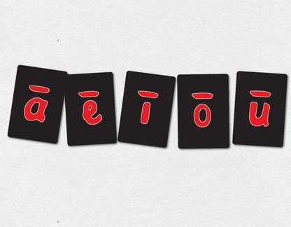 Maori Alphabet Flash Cards