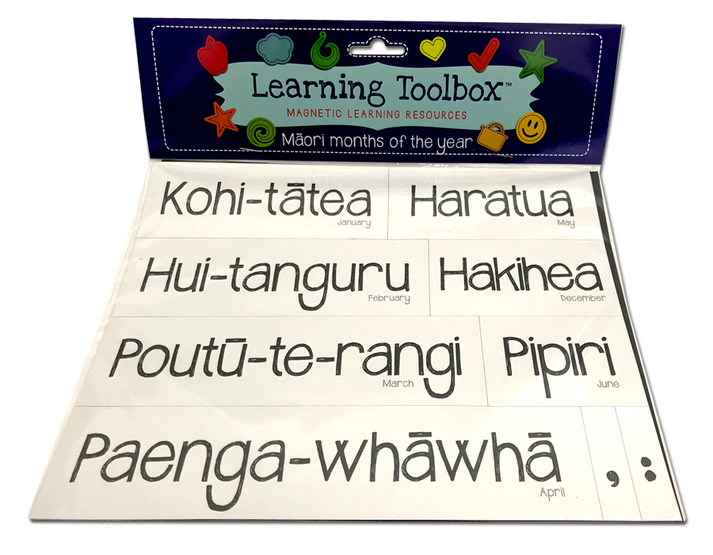 Magnetic Māori Months of the Year – TeacherTalk