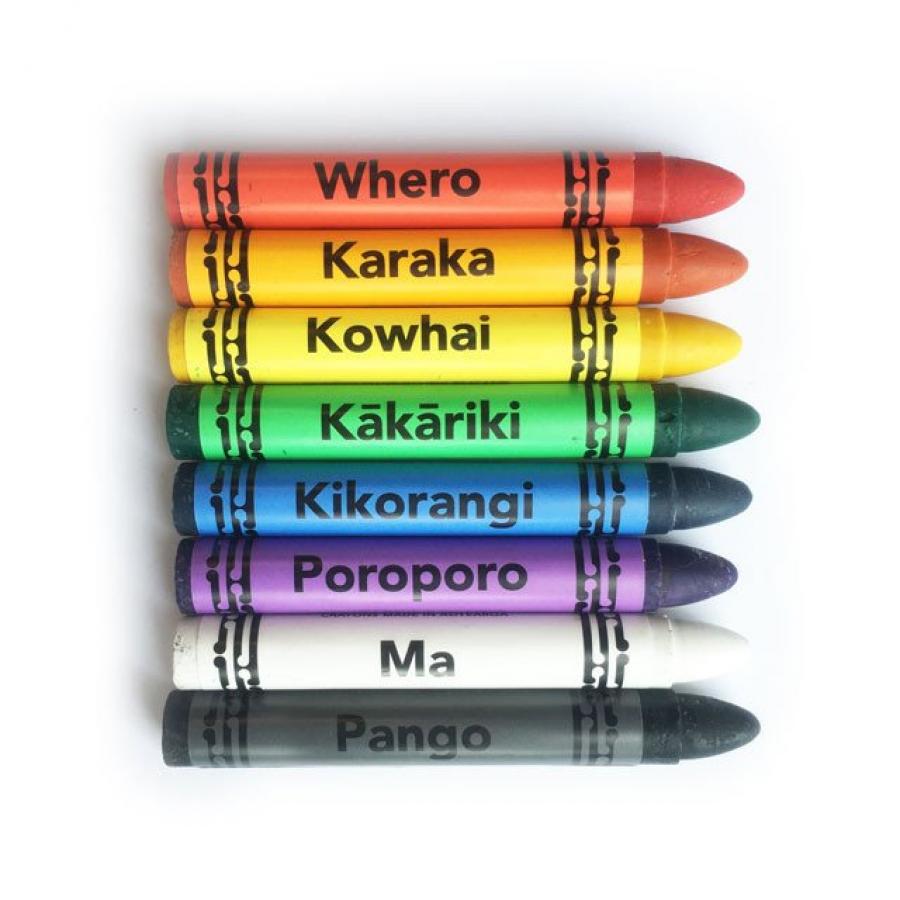 Te reo Māori Crayons