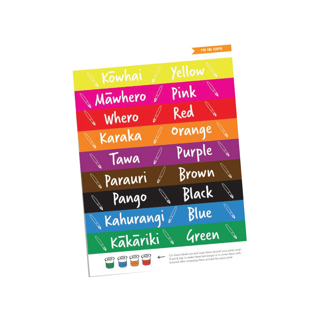 Colour Labels for Paint Pots - Download