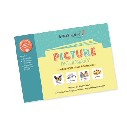 Te Reo Māori Picture Dictionary - Sing-a-long book