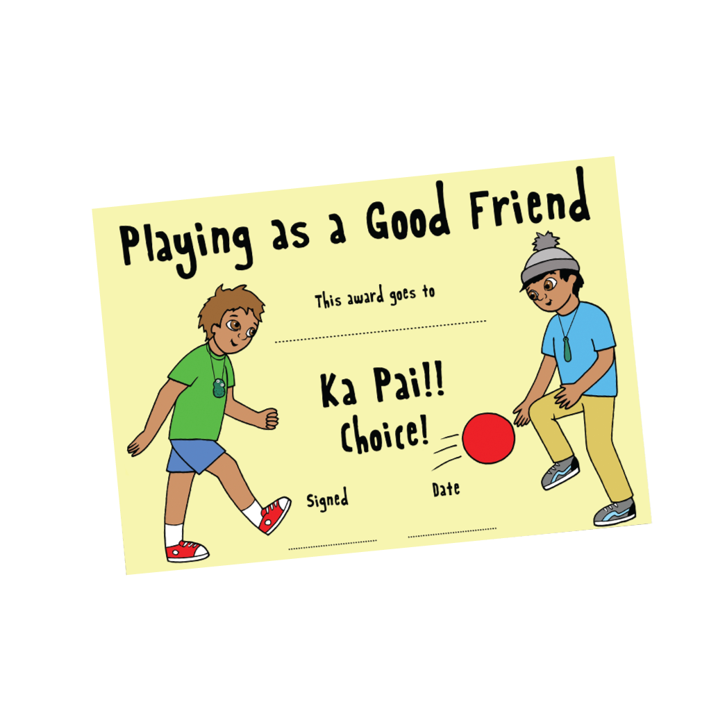 Certificates - Playing as a good friend 2