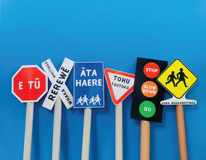 Road Safety Signs - Te Reo Māori and English - download