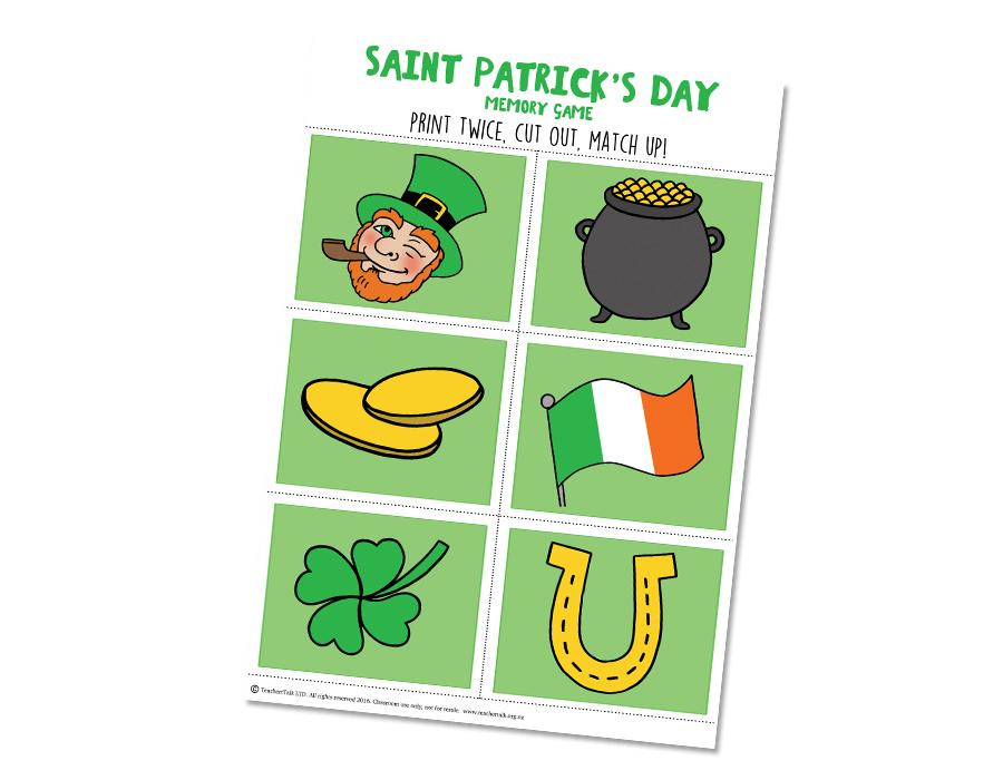 St Patricks Day Matching/Memory - Download