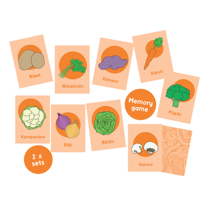 Vegetables of Aotearoa Memory Game