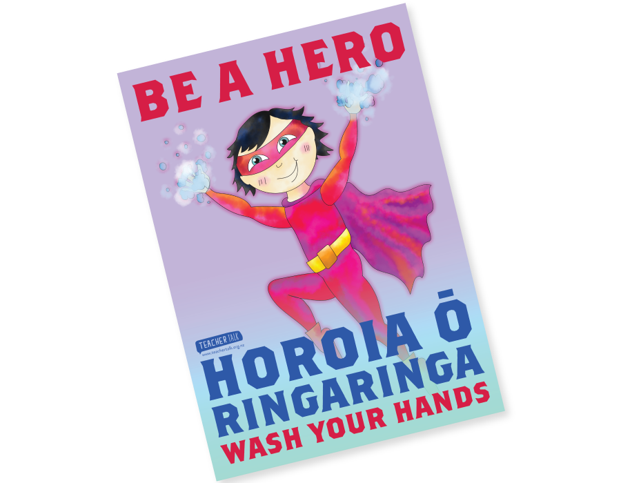 Wash Your Hands Be a Hero! Hero 2 Poster - Download